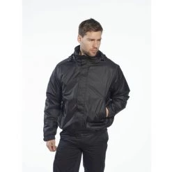 Blouson Imperméable Doublé Polaire Portwest Crux Noir M -PORTWEST Soldes 4124439 5