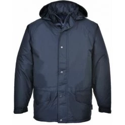 Parka Imperméable Respirante Doublé Polaire Portwest Arbroath Marine 5XL