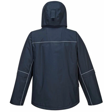 Parka Imperméable Multipoches Portwest Rip Stop Marine XL 2 Parka Imperméable Multipoches Portwest Rip Stop Marine XL – Image 2