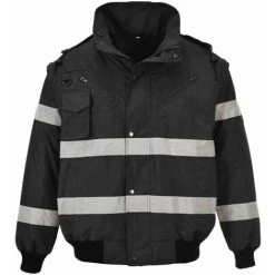 Bomber Imperméable 3 En 1 Portwest IONA Noir 3XL