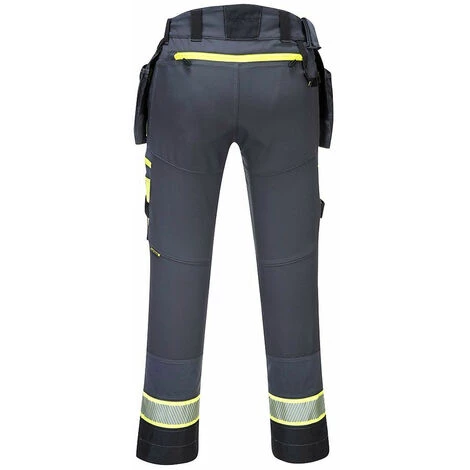 Pantalon De Travail Avec Poches Amovibles Portwest DX4 Gris 60 2 Pantalon De Travail Avec Poches Amovibles Portwest DX4 Gris 60 – Image 2