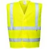 Gilet Haute Visibilité Résistant à La Flamme Portwest Bizflame 100% Polyester Jaune 4XL - 5XXL