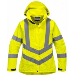 Parka Femme Haute Visibilité Respirante Portwest 300D Jaune XL