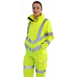 Parka Femme Haute Visibilité Respirante Portwest 300D Jaune XL 7 Parka Femme Haute Visibilité Respirante Portwest 300D Jaune XL -PORTWEST Soldes 4690197 4