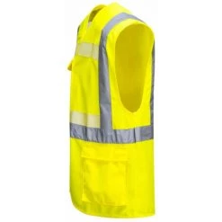 Gilet Sans Manche Haute Visibilité Portwest Glowtex Jaune XXL -PORTWEST Soldes 4708751 3