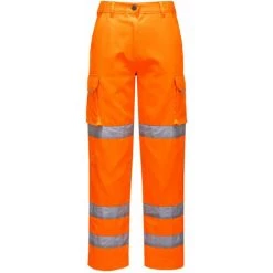 Pantalon Femme Haute Visibilité Portwest HiVis Orange S