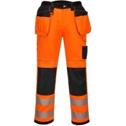 Pantalon Haute Visibilité Multi Poches Portwest Vision Orange 48