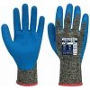 Gant Anticoupures Aramide Latex HR A611 Noir/Bleu - Portwest - Taille M-8 - Noir