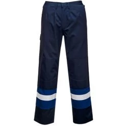 Pantalon Bizflame Plus Couleur : Marine/Royal Taille XXL - PORTWEST
