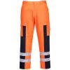 Pantalon ''balistique'' Haute-Visibilité Couleur : Orange/Marine Taille M - PORTWEST