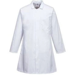 Blouse Homme Agroalimentaire, 3 Poches Couleur : Blanc Taille XXL - PORTWEST