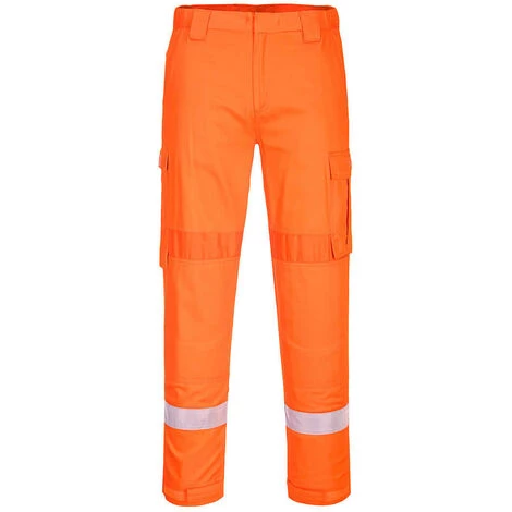 Pantalon Bizflame Plus Couleur : Orange Taille L - PORTWEST 1 Pantalon Bizflame Plus Couleur : Orange Taille L - PORTWEST