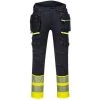 Pantalon Holster DX4 Hi-Vis Classe 1 Couleur : Jaune/Noir Taille 38 - PORTWEST