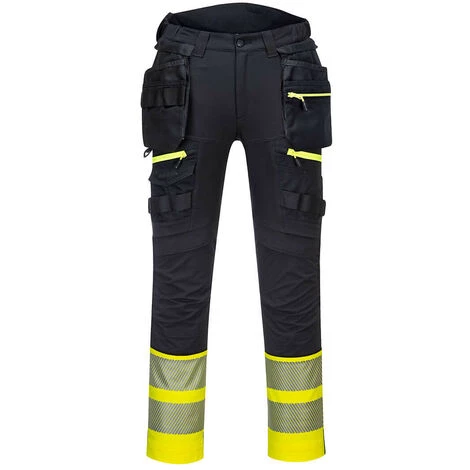 Pantalon Holster DX4 Hi-Vis Classe 1 Couleur : Jaune/Noir Taille 38 - PORTWEST 1 Pantalon Holster DX4 Hi-Vis Classe 1 Couleur : Jaune/Noir Taille 38 - PORTWEST