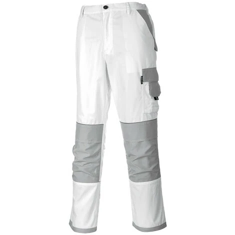 PANTALON PEINTRE PRO Couleur : Blanc Taille XS - PORTWEST 1 PANTALON PEINTRE PRO Couleur : Blanc Taille XS - PORTWEST