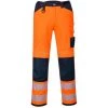 Pantalon PW3 Hi-Vis Work Couleur : Orange/Marine Sh Taille 41 - PORTWEST