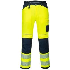 Pantalon PW3 Hi-Vis Work Couleur : Jaune/Marine Taille 60/62 - PORTWEST