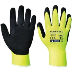 Gant Grip HiVis Couleur : Jaune Taille XS - PORTWEST