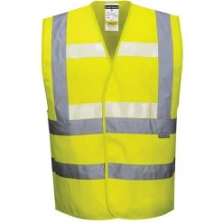 Gilet Triple Technologies Couleur : Jaune Taille L/XL - PORTWEST