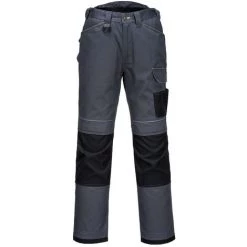 Pantalon PW3 Couleur : Gris/Noir Short Taille 40 - PORTWEST