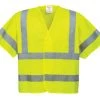 Gilet Hivis à Manches Courtes Couleur : Jaune Taille S/M - PORTWEST