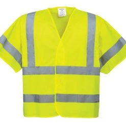 Gilet Hivis à Manches Courtes Couleur : Jaune Taille S/M - PORTWEST