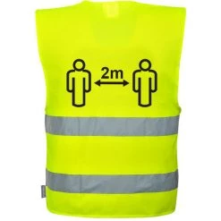 Gilet De Distanciation Sociale 2m Couleur : Jaune Taille S/M - PORTWEST