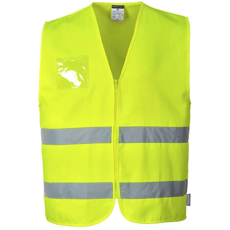 Gilet HV Polycoton Couleur : Jaune Taille XL - PORTWEST 1 Gilet HV Polycoton Couleur : Jaune Taille XL - PORTWEST