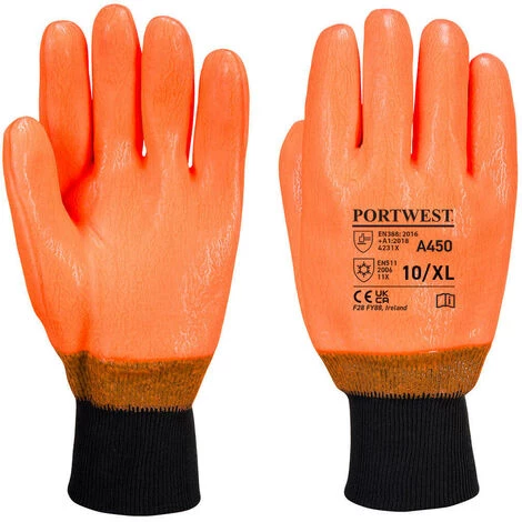 Gant Haute-Visibilité Etanche Couleur : Orange Taille XL - PORTWEST 1 Gant Haute-Visibilité Etanche Couleur : Orange Taille XL - PORTWEST