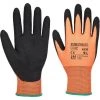Gant Dermi-Grip NPR15 Nitrile Sablé Couleur : Orange/Noir Taille XS - PORTWEST