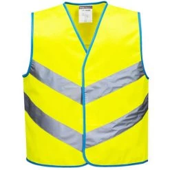 Gilet Junior Couleur Brillante Couleur : Jaune Taille S - PORTWEST