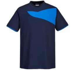 T-shirt PW2 M/C Couleur : Marine/Royal Taille XXXL - PORTWEST
