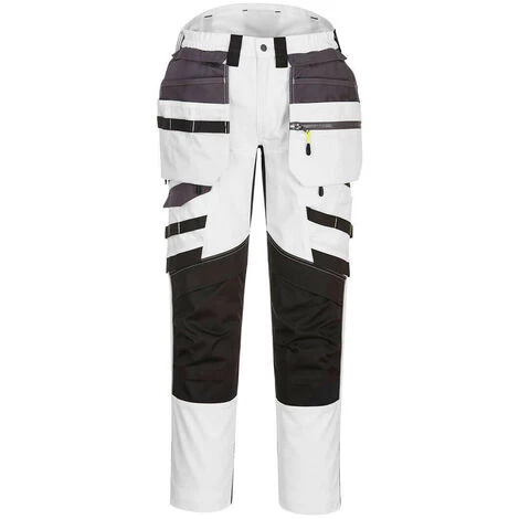 Pantalon DX4 Poches Flottantes Démontables Couleur : Blanc/Gris Taille 46 - PORTWEST 1 Pantalon DX4 Poches Flottantes Démontables Couleur : Blanc/Gris Taille 46 - PORTWEST