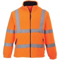 Polaire HiVis Doublée Filet Couleur : Orange Taille 5XL - PORTWEST