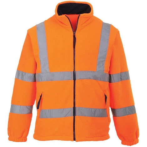 Polaire HiVis Doublée Filet Couleur : Orange Taille 5XL - PORTWEST 1 Polaire HiVis Doublée Filet Couleur : Orange Taille 5XL - PORTWEST