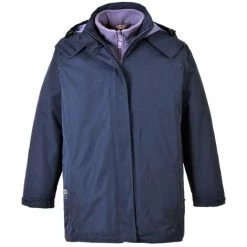 Parka Elgin 3-en-1 Pour Femmes Couleur : Marine Taille XXL - PORTWEST