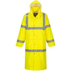 Manteau De Pluie HiVis 122cm Couleur : Jaune Taille 4XL - PORTWEST