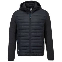 Veste Bi-matière Baffle KX3 Couleur : Gris Marl Taille L - PORTWEST
