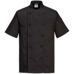 Veste Cuisine Kent Couleur : Noir Taille 4XL - PORTWEST