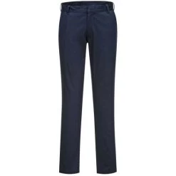 Pantalon Femme Chino Slim Couleur : Marine Foncé Taille 46 - PORTWEST