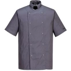 Veste De Cuisine Cumbria Couleur : Gris Ardoise Taille M - PORTWEST