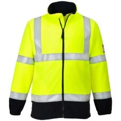Polaire Haute-visibilité Flamme Résistant Et Antistatique Couleur : Jaune Taille S - PORTWEST
