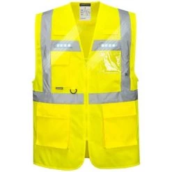 Gilet Executive Orion LED Couleur : Jaune Taille S - PORTWEST