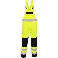 Cotte à Bretelle Hivis Multirisques Couleur : Jaune/Marine Taille XXXL - PORTWEST