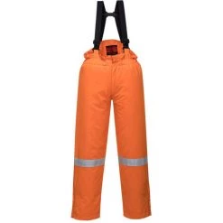 Cotte à Bretelles Matelassée Araflame Couleur : Orange Taille S - PORTWEST