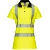 Polo Ladies Pro Couleur : Jaune/Noir Taille XL - PORTWEST