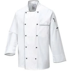 Veste De Cuisine Executive Couleur : Blanc Taille XS - PORTWEST