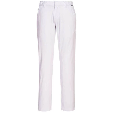 Pantalon Chino Strech Coupe Slim Couleur : Blanc Taille 50 - PORTWEST 1 Pantalon Chino Strech Coupe Slim Couleur : Blanc Taille 50 - PORTWEST