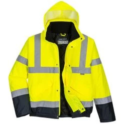 Blouson HV Bicolore Couleur : Jaune/Marine Taille XXXL - PORTWEST