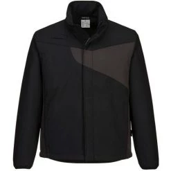 Veste Softshell PW2 (2 Couches) Couleur : Noir/ Zoom Gris Taille XL - PORTWEST